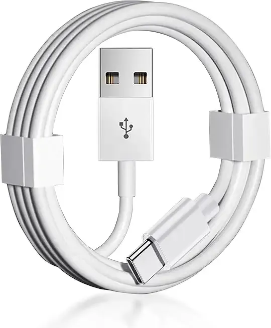LIAUBN USB A to USB C Carplay Replacement Cord for iPhone 15, 15 Pro Max, 16, 16 Plus, iPad, iPad Pro, iPad Air 5th, 4th, Mini 6th Gen, Car Charger Cable, White, 3FT
