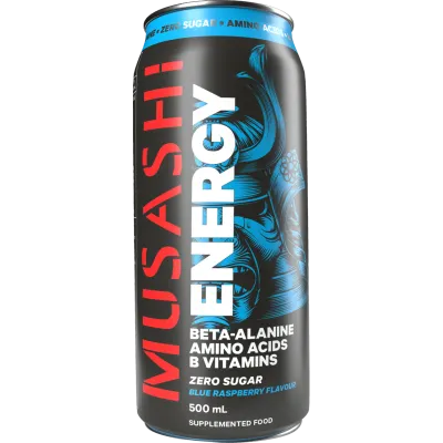 Musashi Energy 500ml/Shred Energy Drink 355ml