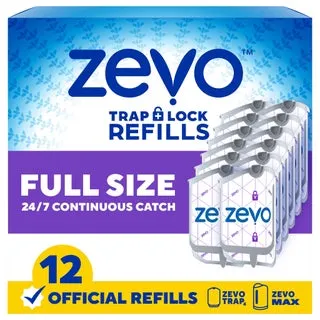Zevo Flying Insect Trap Refills, 12-count