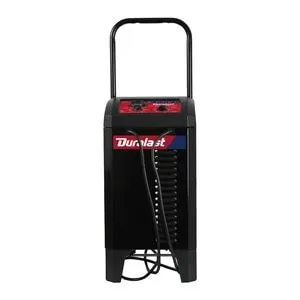 Cargador de Bateria Manual con Ruedas Duralast de 250 Amps y 12 Volts y Arrancador Auxiliar con Modos de Refuerzo de 50 y 25 Amps