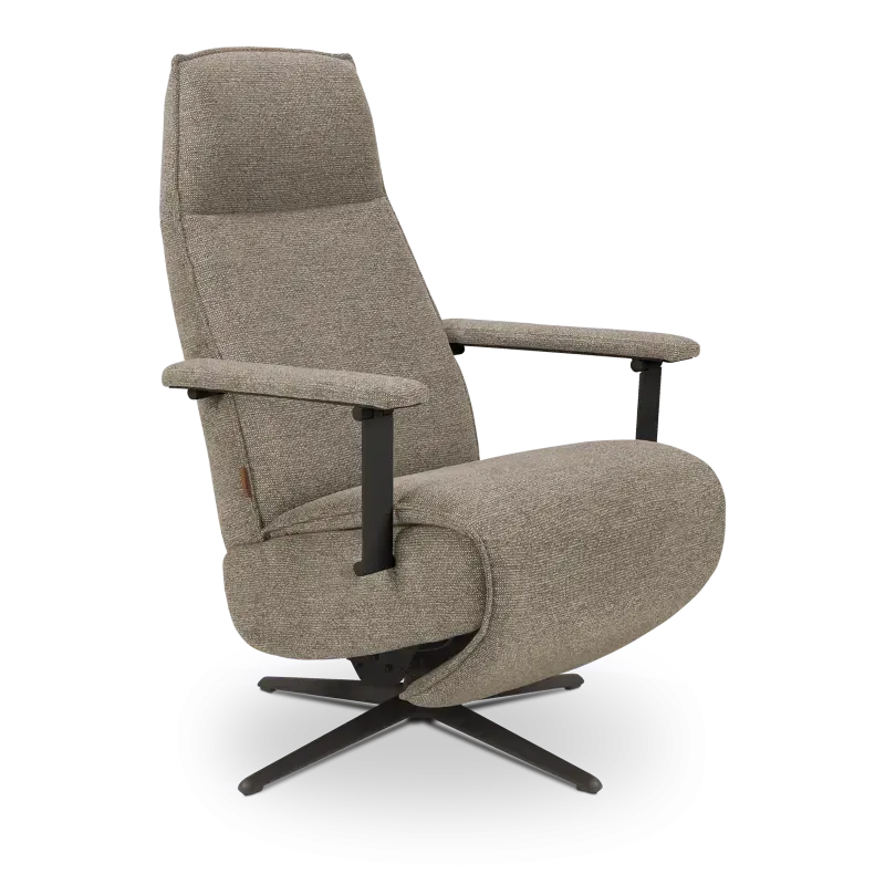 Relaxfauteuil VIllon - handmatig - stof Sneak Liver