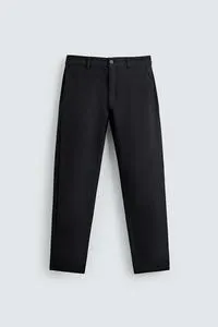 COMFORT TEXTURED CHINO TROUSERS