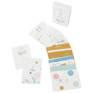 Cartes photo de naissance bébé fille x28