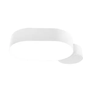 Plafoniera LED Kalisto Ø 36.4 cm bianco IP44 bianco naturale INSPIRE