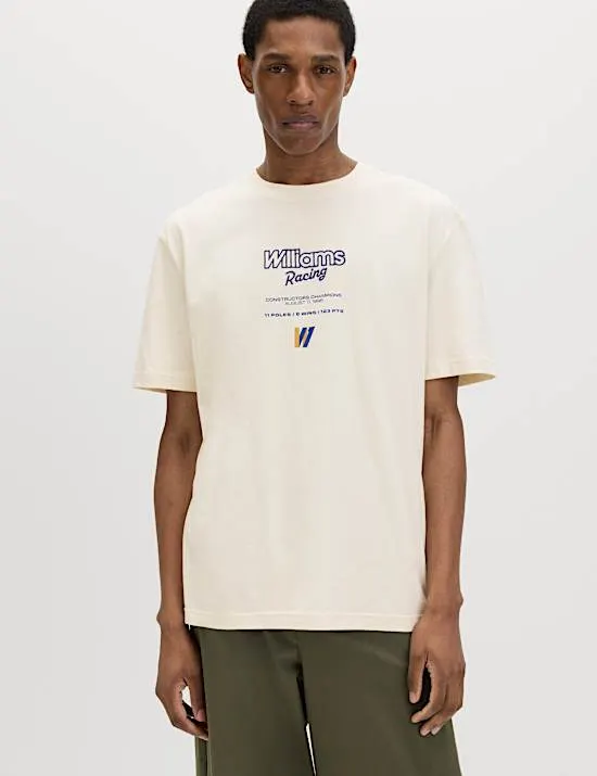 Regular Fit Pure Cotton Graphic T-Shirt