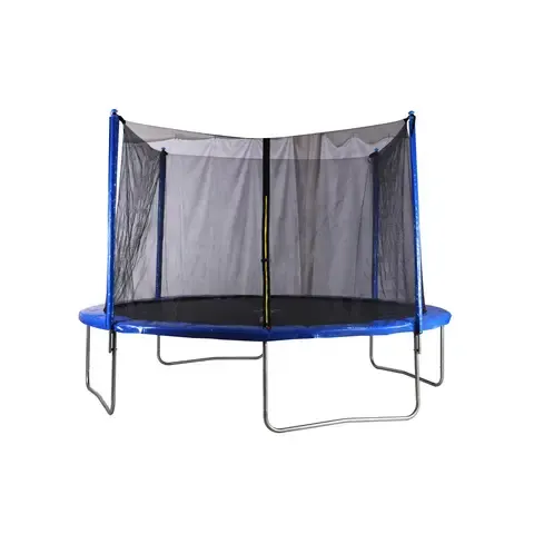 Cama Elástica y Malla Protección 426x250x426 cm Azul/ Negro