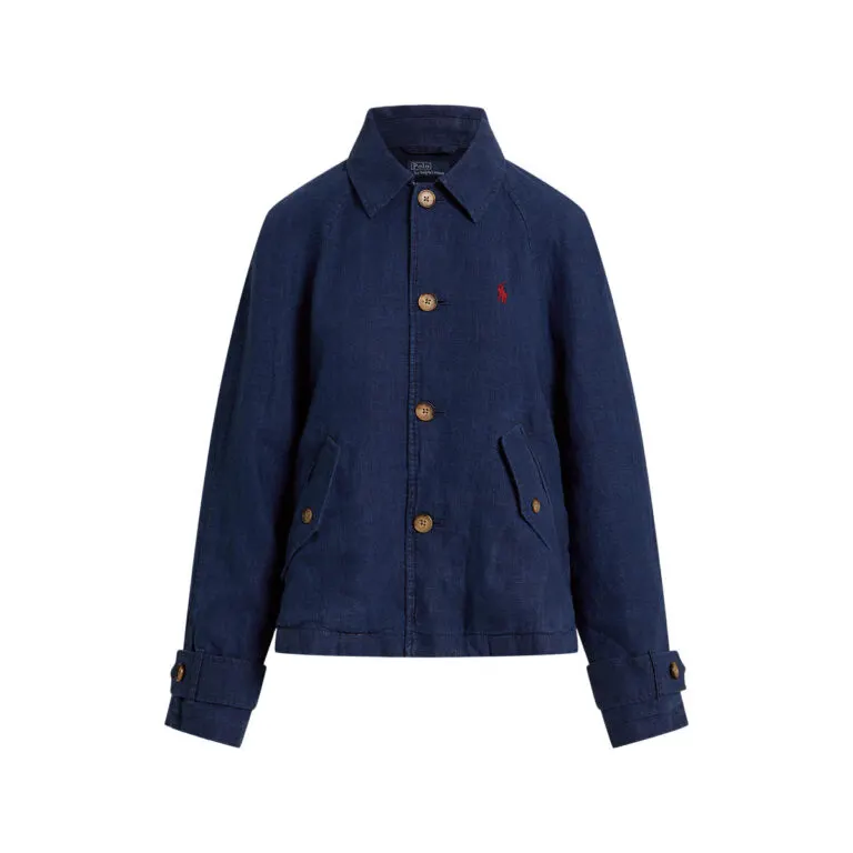 Délavé Linen Jacket - Marine