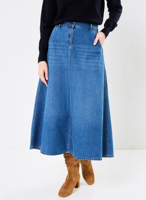 Lange rokken JELENA dames blauw