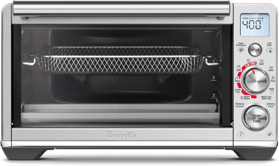 Breville Smart Oven Air Fryer Compact, Brushed Stainless Steel