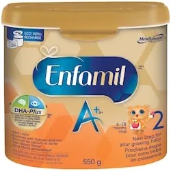 A+ 2 Baby Formula, Powder Tub