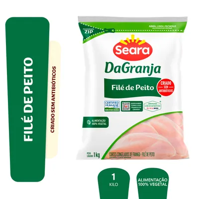 filé de peito seara dagranja iqf 1kg