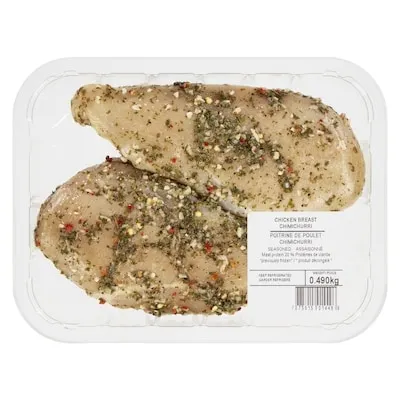 Chicken Breast Chimichurri Seasoned