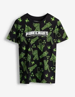 Maglia - Minecraft - nero