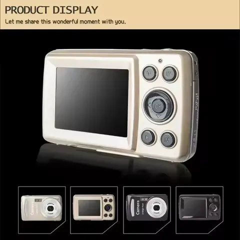 Digital Camera CCD 1080p High-definition16Megapixel Camera Fully Automatic Zoom Photo Camera Photography Accessories