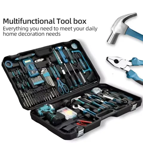 63 Piece ZTEN High-power Lithium Electric Hand Drill Multifunctional Household Hardware Tool Combination Handheld Drill Set