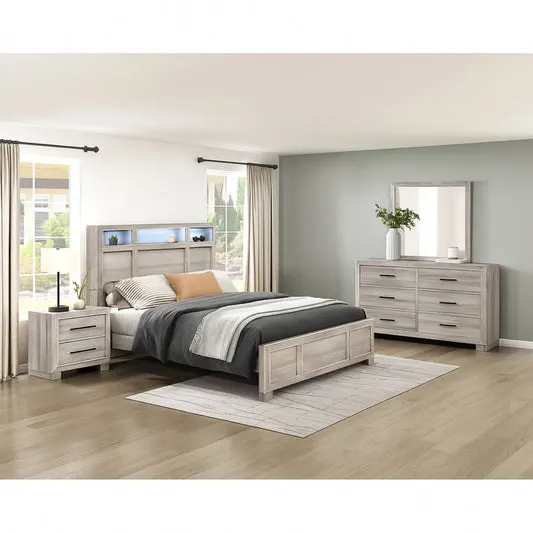 Bennett Bedroom Set (4-Piece) by Homelegance - Gray