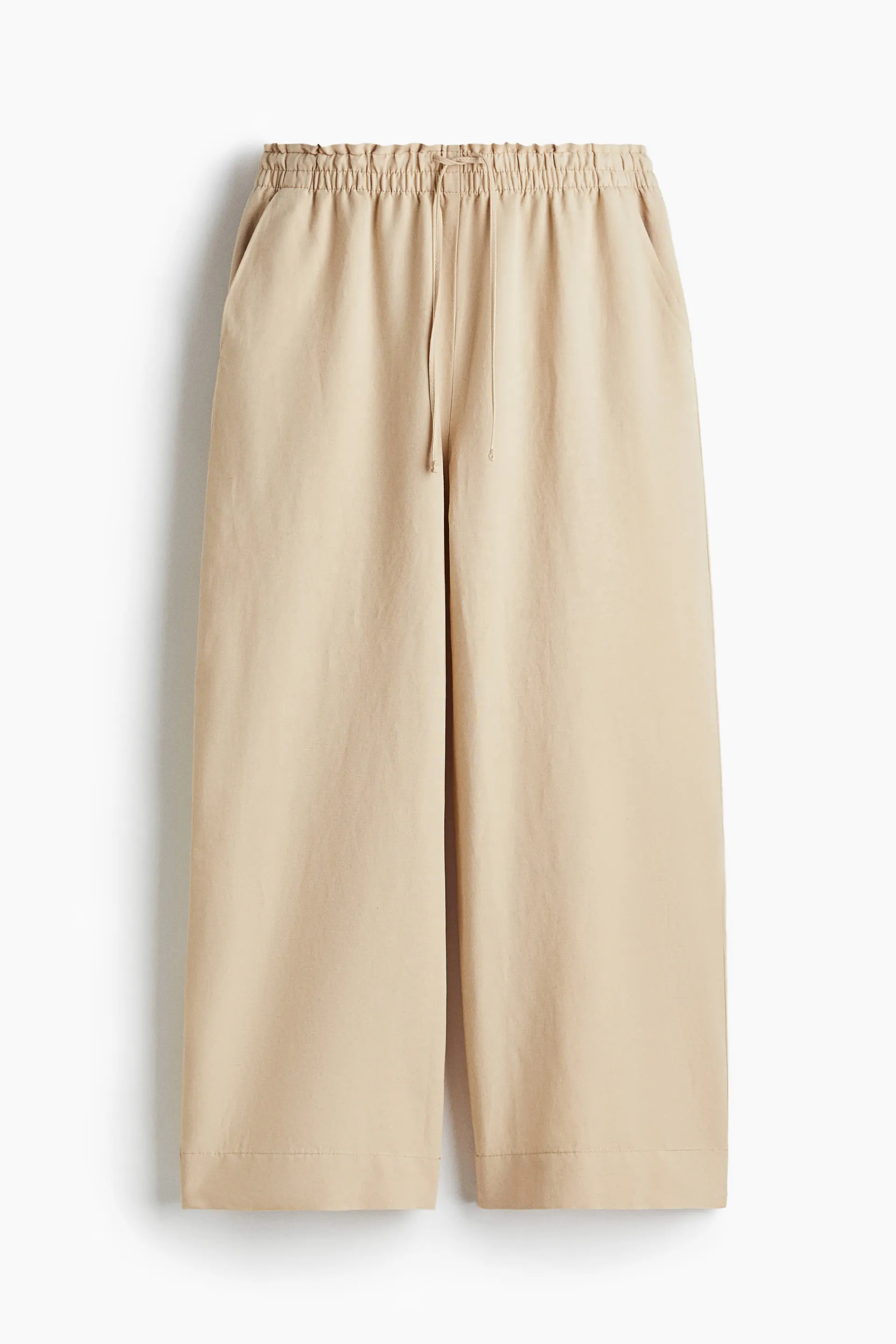 Kort bukse i linmiks