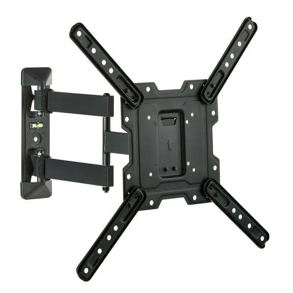 onn Full Motion TV Wall Mount for 19" to 50" TVs, UL Listed, swivel ±45°, up to +5/-15°Tilting