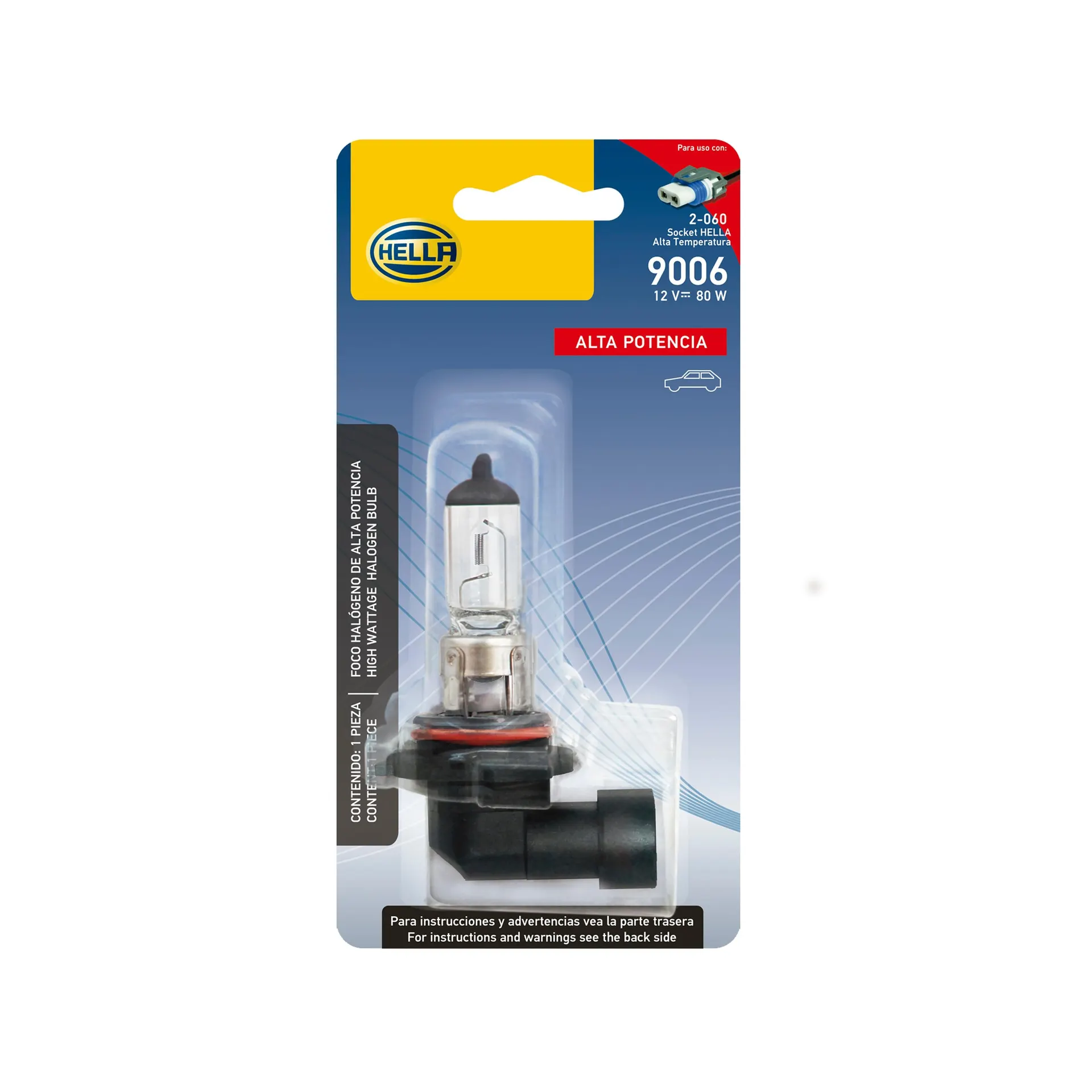 Hella Faro de Luz 9006HWBL1
