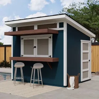 Yardline Solara 10' x 8' Wood Bar Shed – Do It Yourself or Pro Installed