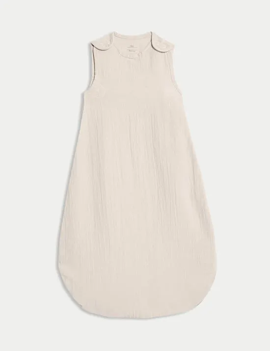 Pure Cotton 0.5 Tog Sleeping Bag (0-3 Yrs)