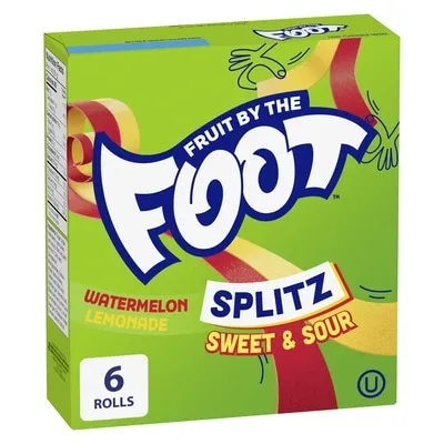 Splitz Sweet & Sour Watermelon Lemonade, Gluten Free, 6 ct