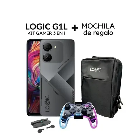 Celular gamer Logic G1L 4gb ram + 128Gb + Mochila de regalo.