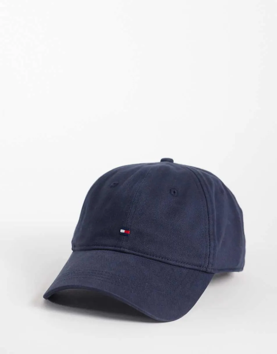 Tommy Hilfiger flag logo soft cap in navy