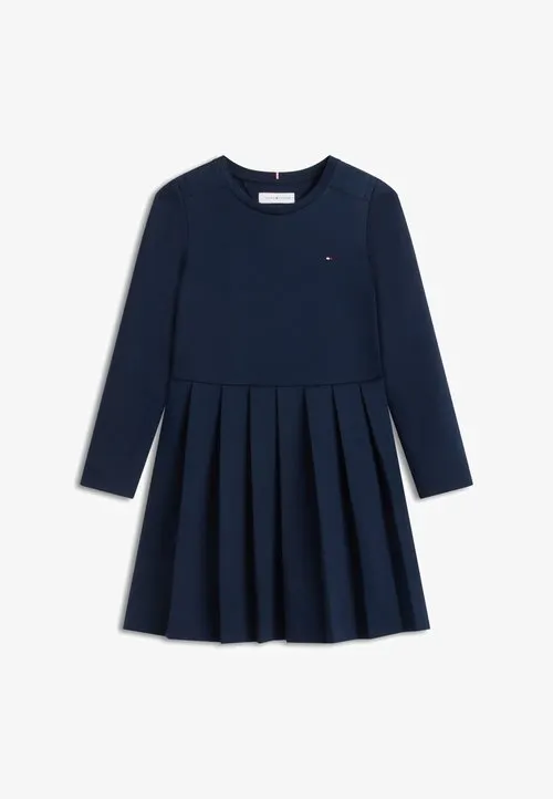 ADP ESSENTIAL SKATER DRESS LS - Kjole - dark blue