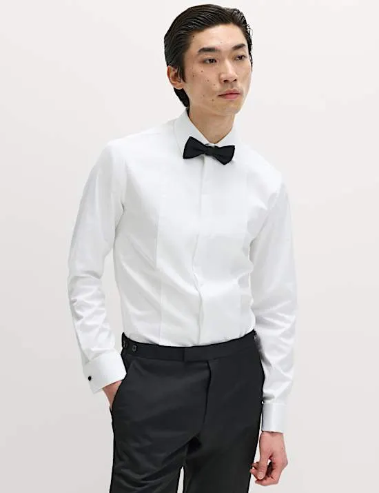 Extra Slim Fit Luxury Marcella Bib Shirt