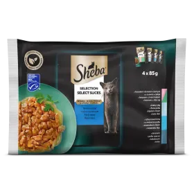 Sheba Selection Multipack, izbor ribe u vrećici 4x85 g