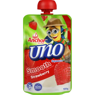 Anchor Uno Squeezie Smooth Strawberry Yoghurt