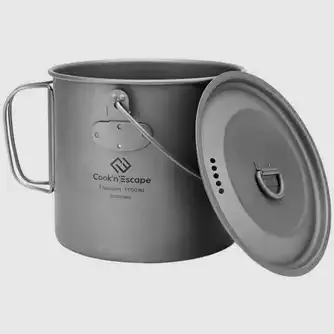 Cook'n'Escape 1100ml Titanium Soloist Titanium Pot