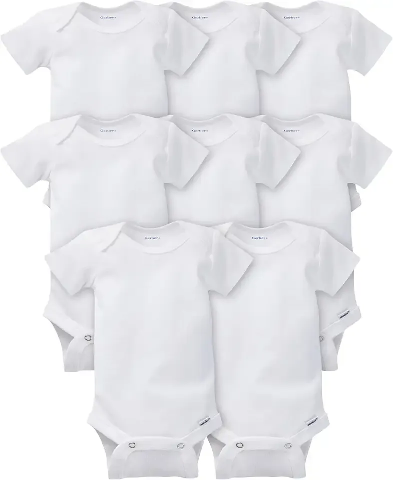 Baby Boys & Girls 8-Pack Short Sleeve Onesies Bodysuits