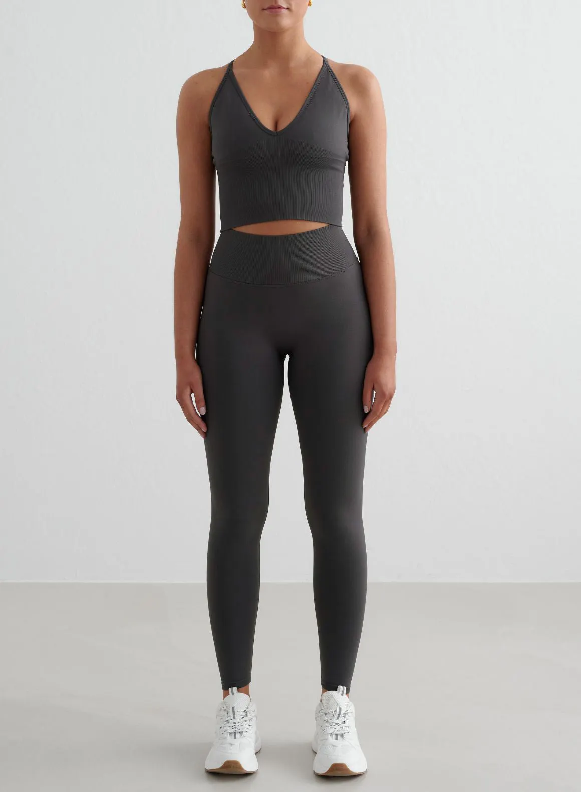 Shadow Grey Shape Seamless Tights