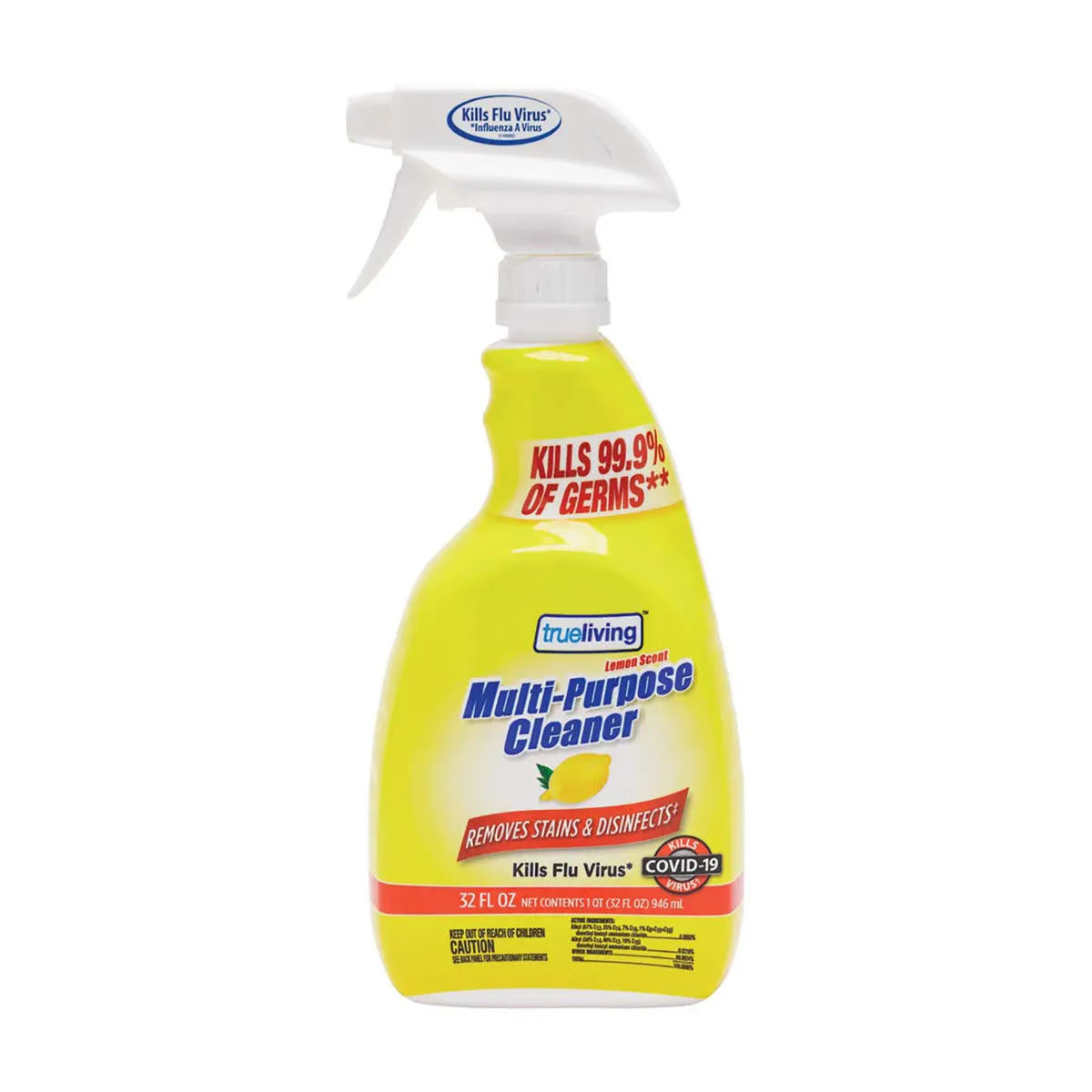 True Living Lemon Multi-Purpose Cleaner, 32 fl oz