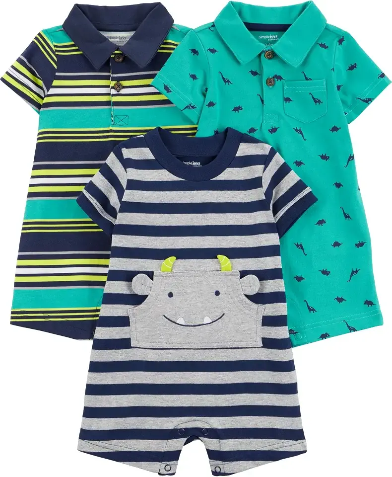 Baby Boys' 3-pack Rompers