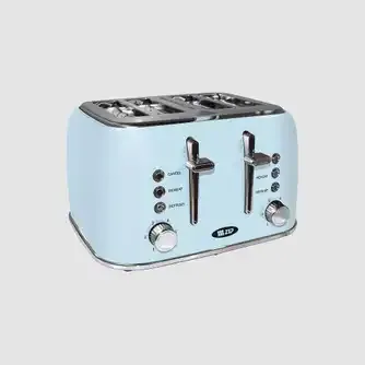 Zip Retro Toaster Blue 4 Slice
