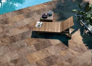 Azulejo/Pavimento Porcelánico Ardesia óxido Rectificado efecto pizarra destonificado 60x120