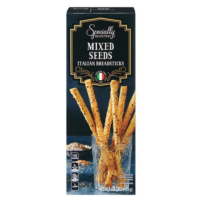 Specially Selected Italian Breadsticks Mixed Seeds