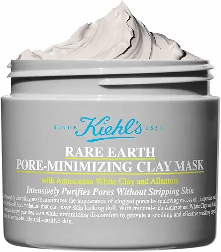 Kiehl's - Rare Earth Deep Pore Cleansing Mask, Visbily Minimizes Pores