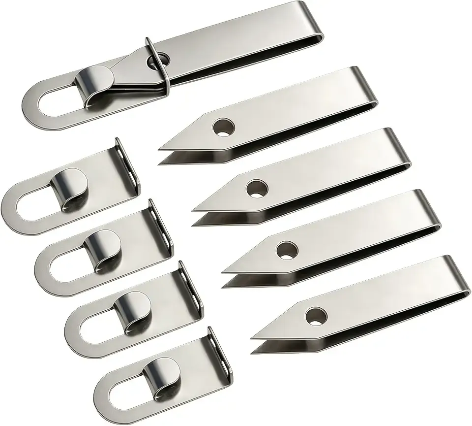 5 PCS Precision Key Chain Tweezers, with Keychain Clips | Compatible with Uncle Bill's Sliver Gripper, for Tick Removal, Thorns and Jewelry Making, and Electronics Repair