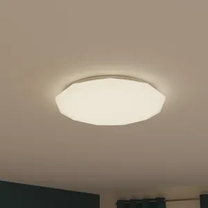 Plafoniera LED New Lilly Ø 50 cm bianco IP21 cct da bianco caldo a bianco freddo con regolazione di temperatura, 4000 lumen INSPIRE