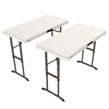 Lifetime Commercial 4' Adjustable Height Table, 2-pack