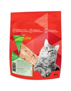 Energique Kat - Diepvriesvoer - Kip Parelhoen 400 g