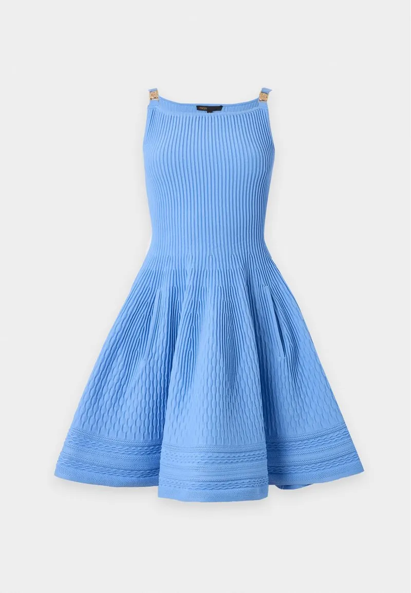 RICKIE - Strikket kjole - blue