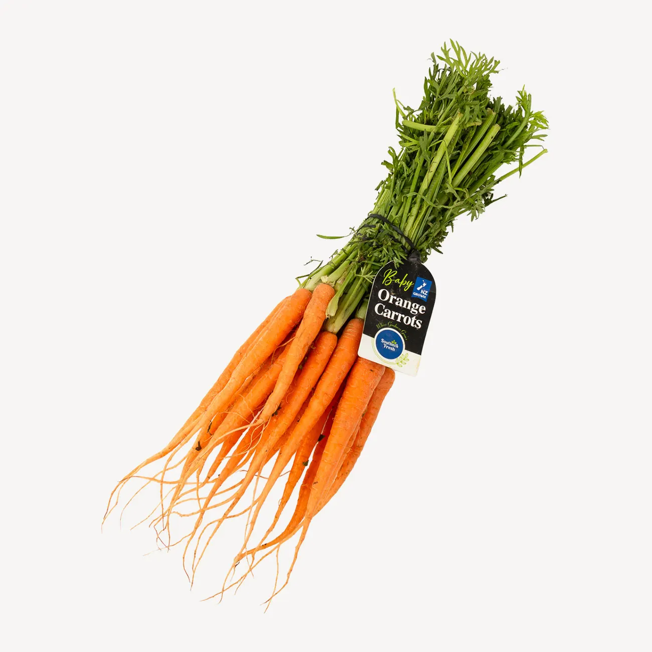 orange baby carrot bunches