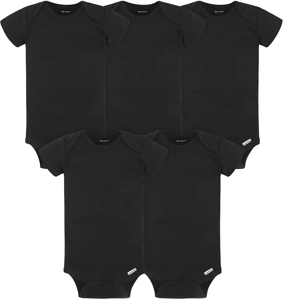 Baby 5-pack Solid Onesies Bodysuits