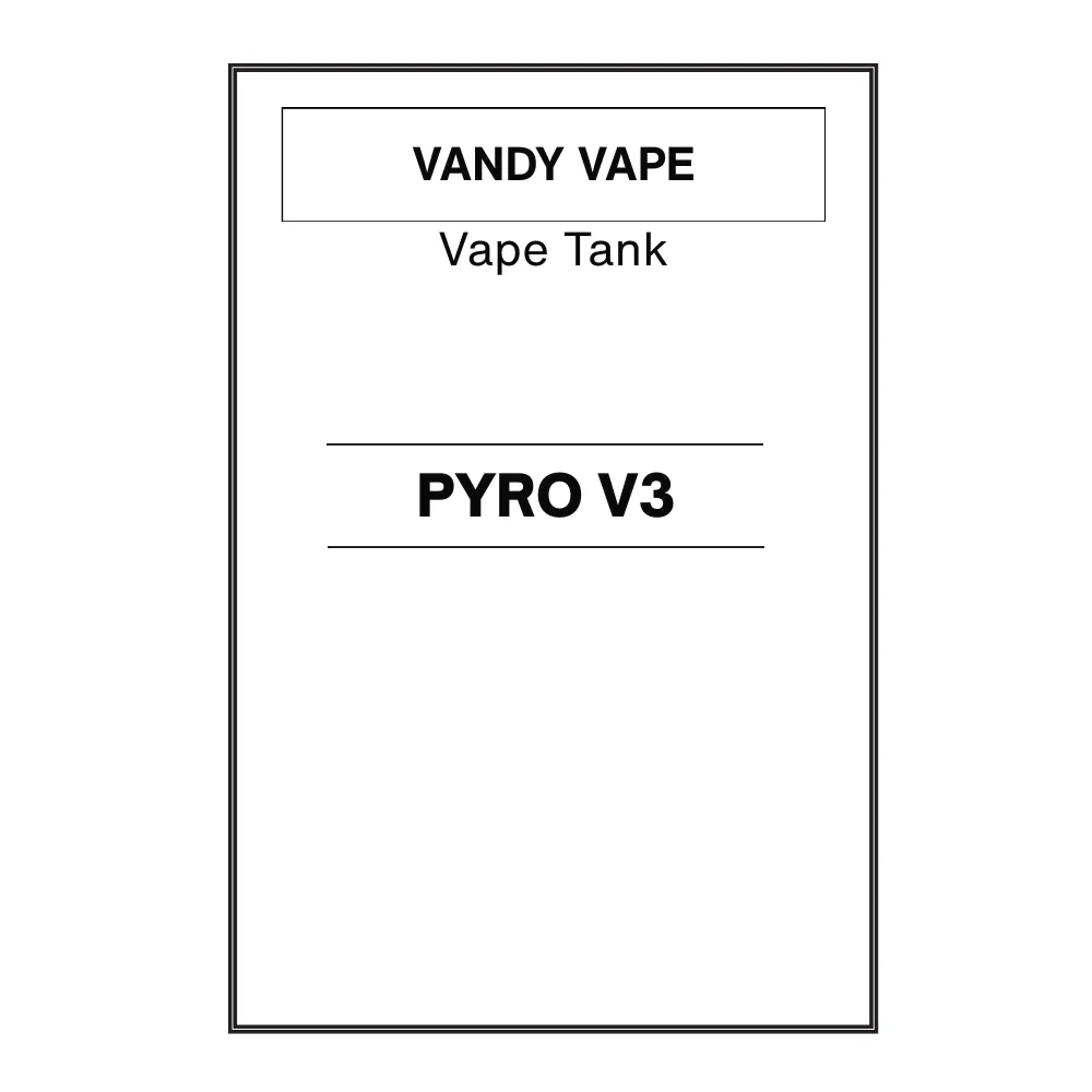 Vandy Vape Pyro V3 RDTA Tank