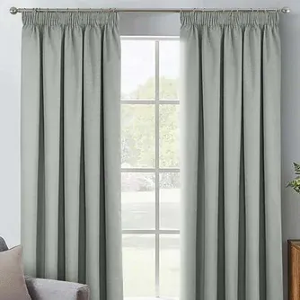 Galaxy Alba Pencil Pleat Curtains Pair